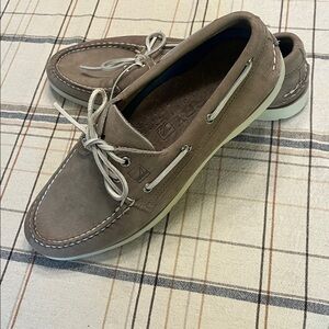 New Sperry Top-Sider Men's 9.5M 2-Eye Leather Boat Shoes Preppy collegiate